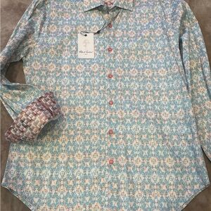 NWT! Robert Graham long sleeve shirt-MARIAGE style